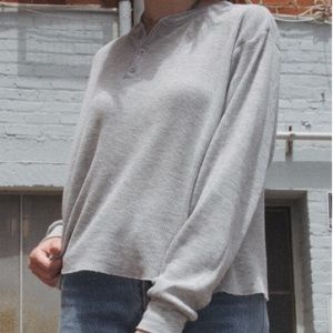 Brandy Melville Allie Thermal Grey